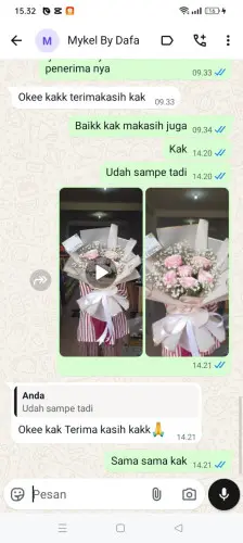 Testimonial Buket Bunga gardu