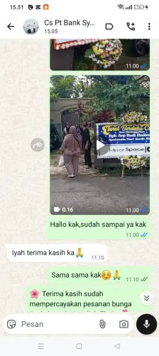 Testimonial Papan Bunga gardu