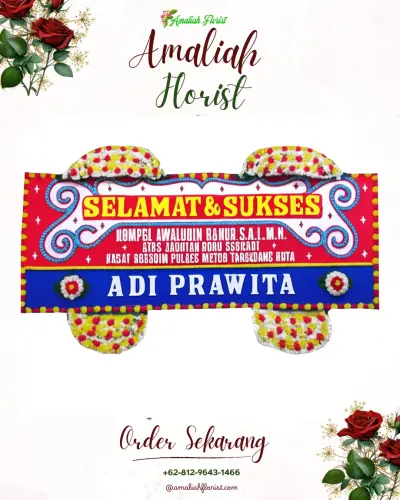 Karangan Bunga Ucapan Selamat gardu